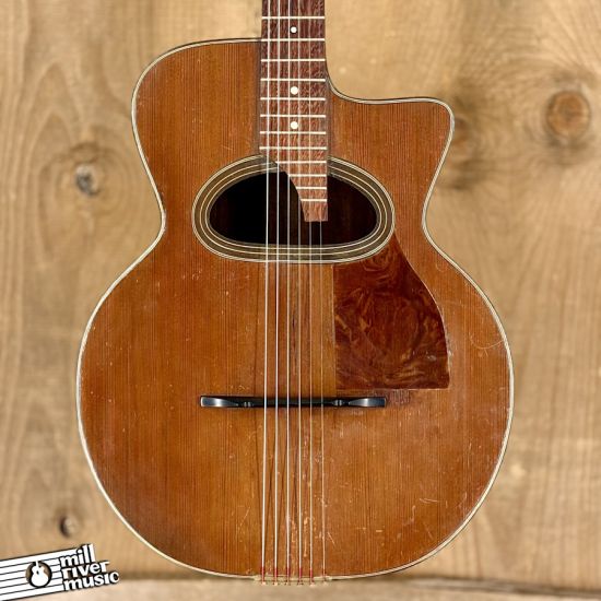 Vintage Maccaferri Selmer Style D-Hole Busato Jazz Guitar 1940s–1950s w/ Case