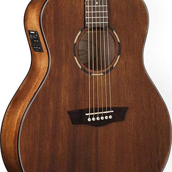 Washburn Woodline O12SE Orchestra Acoustic Electric Guitar Natural
