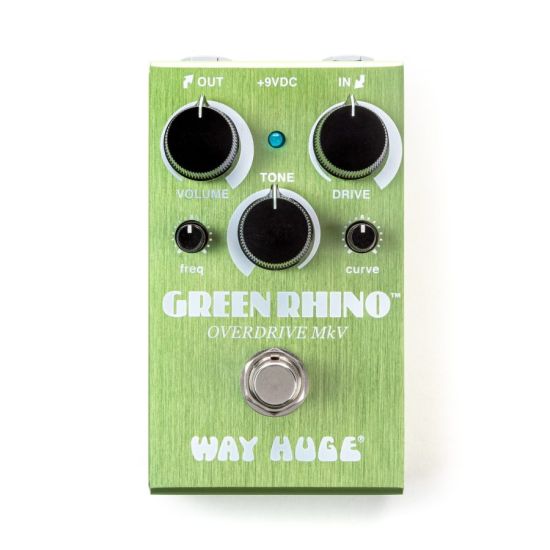 Way Huge WM22 Smalls Green Rhino MKV Mini Overdrive Effects Pedal