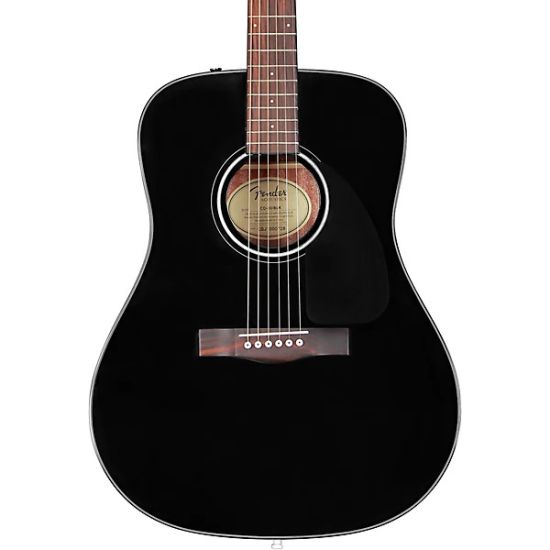Fender CD-60 Acoustic Guitar - Black w/HSC
