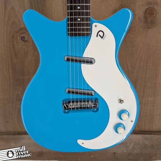 Danelectro '59M NOS+ Baby Blue Electric Guitar with Gig Bag - Used