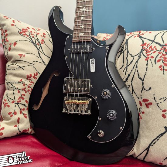 Paul Reed Smith PRS S2 Vela Semi-Hollow 2024 Electric Guitar Black w/Bag