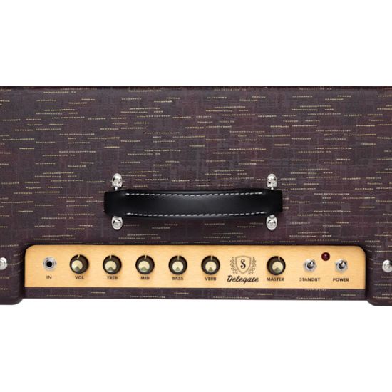 Supro 1620RCBUR Delegate Custom 1x12-inch 25-watt Tube Combo Amp Burgundy