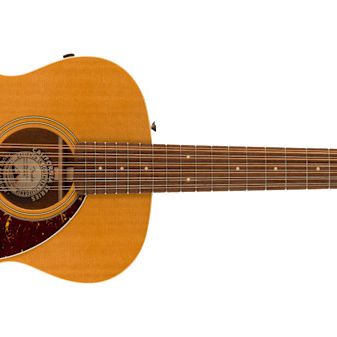 Fender California Villager 12-String Acoustic-Electric Guitar Aged Natural w/gig bag