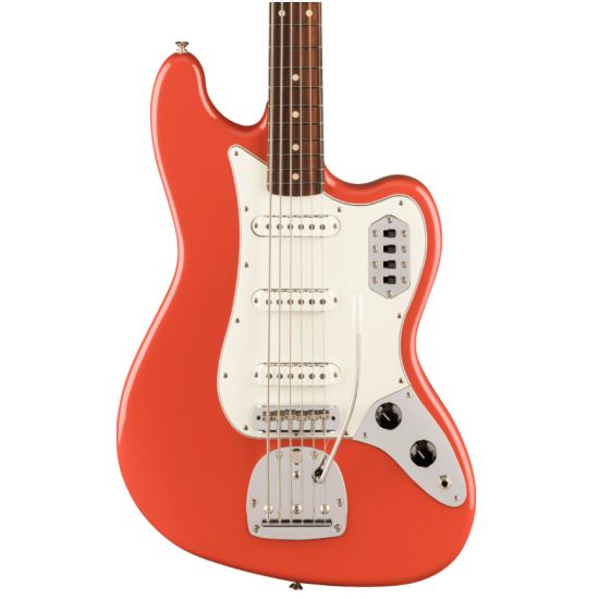 Fender Vintera II '60s Bass VI - Fiesta Red w/Gig Bag