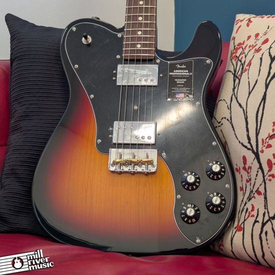 Fender American Professional II Telecaster Deluxe Rosewood Fingerboard Electric Guitar 3-Color Sunburst w/HSC